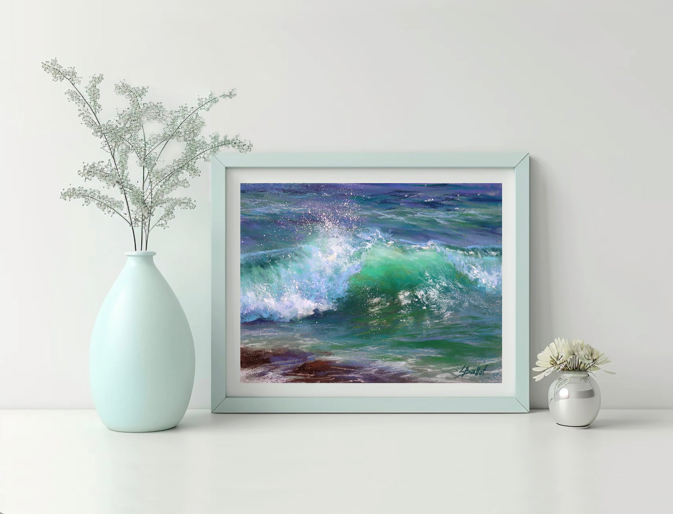Moody Greens - Giclée Print, Unframed