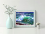 Moody Greens - Fine Art Poster  11x14″ / 27x35 cm, Unframed