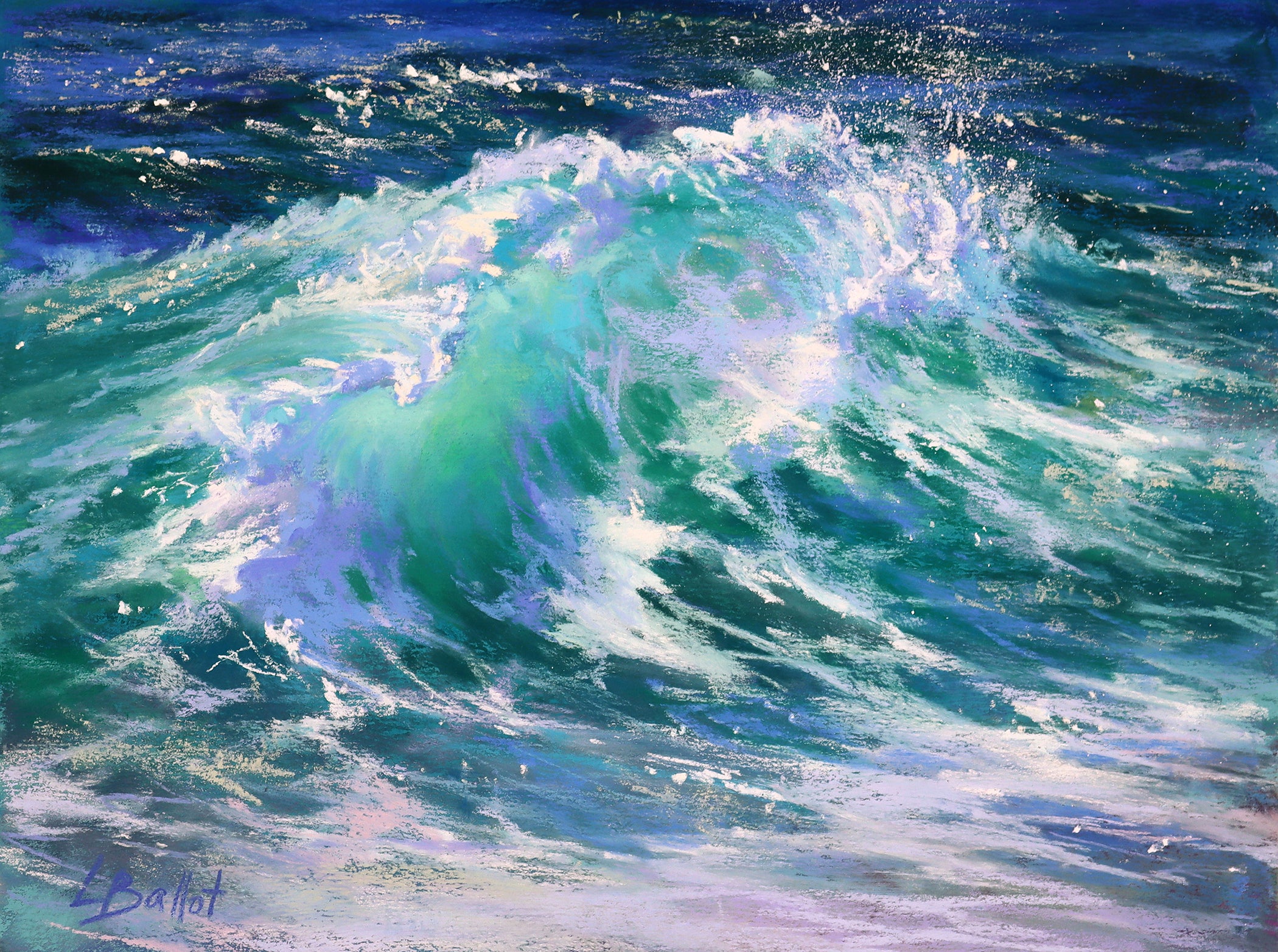 Turquoise Swirl